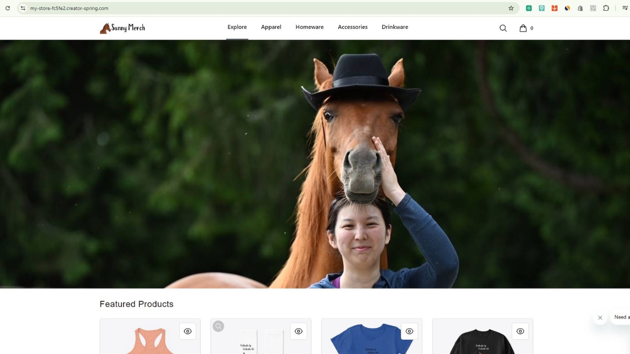 SunnyVlog Merch Store